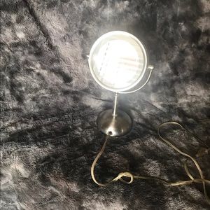 SOLD Steel Natural Light Vanity Mirror